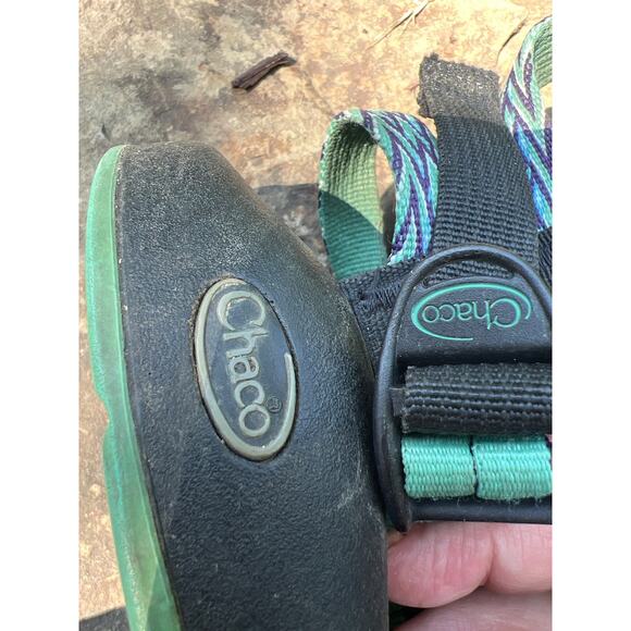 Chaco‎ sandals, blue/green, sz women’s 8 - Picture 4 of 6